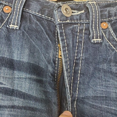 Big Star Jeans Herren 32R Blau Faded Pioneer Boot Cut Western Distressed Cowboys - Bild 8 von 15