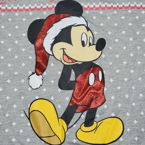 Disney Mickey LS Lightweight Junior Sweatshirt "Merry Christmas" - XL (15-17) - Picture 2 of 4
