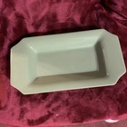 Taste of Home Entertaining Green Large Rim Ceramic Serving Tray