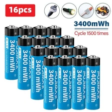 1.5V AA AAA Rechargeable Li-ion Batteries / Fast Lithium Battery Charger LOT