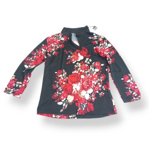 Blusa Geisha Chain Reaction Damas M Top Rosa Floral Nueva con Etiquetas Deadstock Vintage Y2K - Imagen 3 de 8