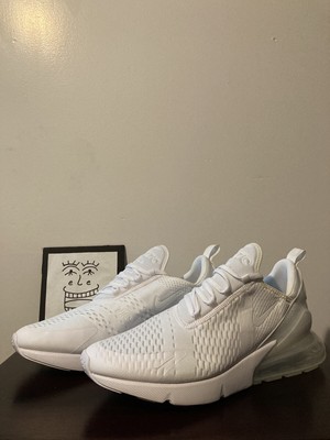Nike Air Max 270 Triple White Size 12 Ah8050 101 Ebay