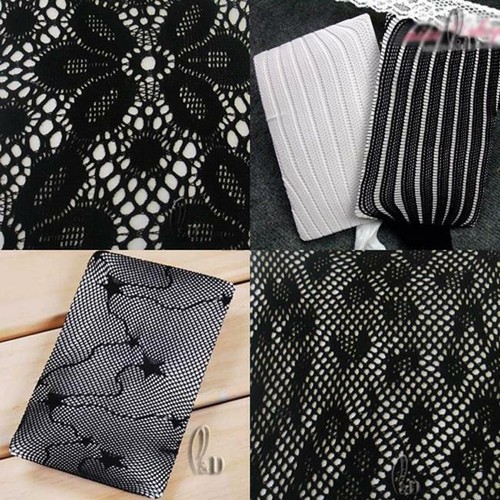 AU SELLER Sexy Vintage Net Flowery Tights pantyhose stockings hos001-12 - Picture 2 of 5