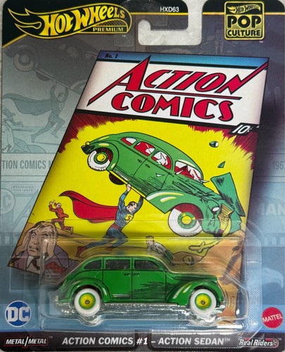 2024 Hot Wheels Pop Culture Action Comics #1 Action Sedan , Free shipping ! - Picture 2 of 6