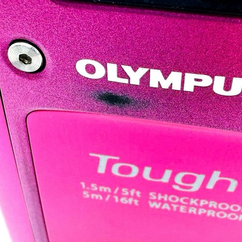 Olympus Tough TG-615 Pink 14.0 MP Waterproof Digital Camera From Japan Used - Picture 15 of 15