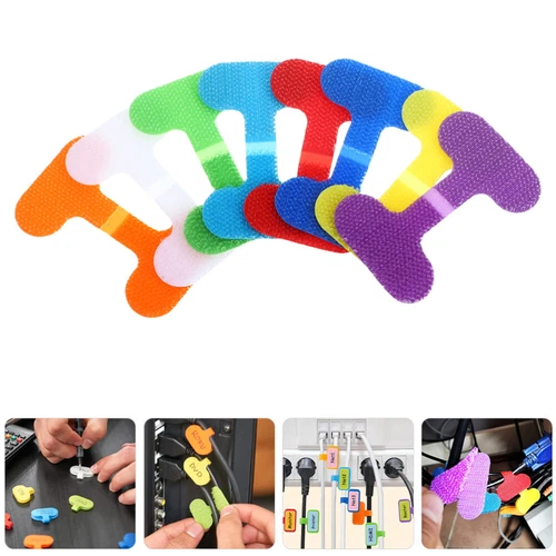  20 Pcs Charger Labels Marking Straps Charging Cord Tags Cable for Electronics