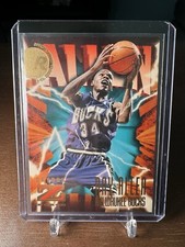 1997 Fleer Skybox Z-Force Ray Allen Milwaukee Bucks NBA Rookie Card #140