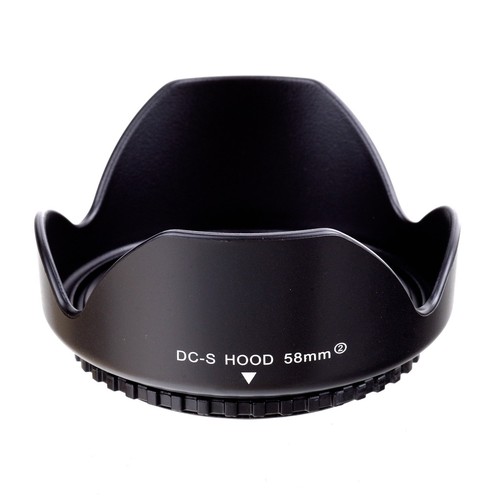 58MM Lens Hood Reversible Petal Flower for Nikon Sony Pentax Fujifilm Camera Len - 第 1/4 張圖片