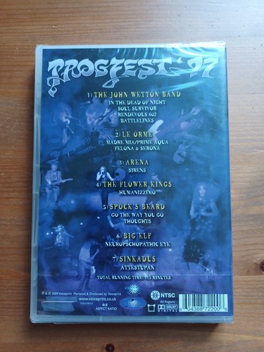 Progfest '97-Spock's Beard, Le Orme, Arena, Big Elf-Progressive Rock Sealed Dvd - Imagen 2 de 2