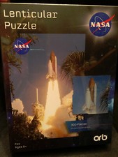 Thumbs Up NASA Space Launch 2005 Lenticular Jigsaw Puzzle 300 Pcs 13x19 New