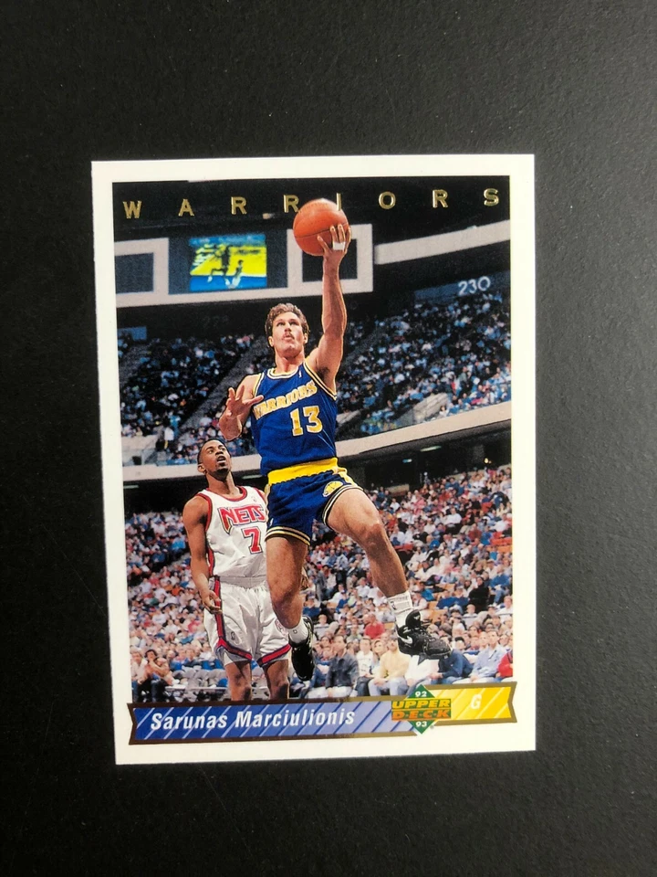 1992 SARUNAS MAMARCIULIONIS Upper Deck a Basketball Card.# 249 Made in USA - Image 3 of 4