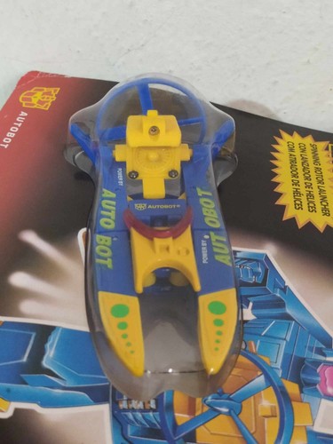 Rare vtg Transformers GEN2 Rotorbots Piranha Hasbro 1993 NOC - Picture 8 of 9