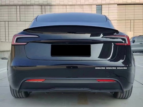 For 2017-2023 Tesla Model 3 Carbon Fiber Rear Trunk Lid Spoiler Wing Body Kits - Picture 20 of 20