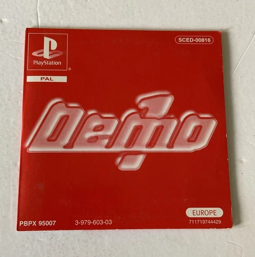 DEMO 1 - SONY PLAYSTATION PS1 CD PLAYABLE DEMO SCED-00816 PBPX 95007 EUROPE