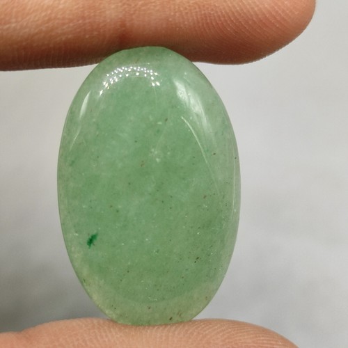 Natural green jade cabochon designer green jadeite healing gemstone G7204 AU - Picture 1 of 5