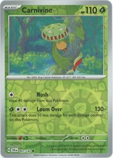 Carnivine Reverse Holo - (Common) 007/142 - Stellar Crown - Pokemon