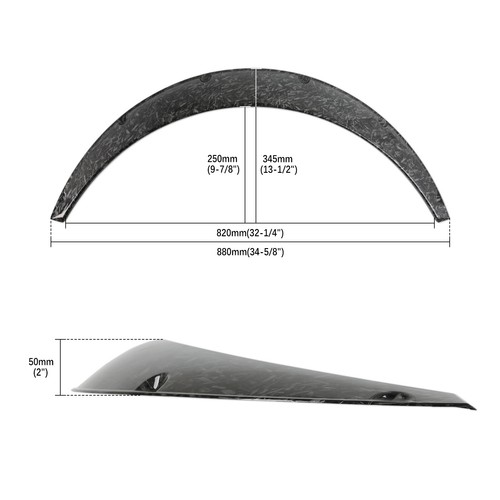 For Datsun 240Z 280Z 260Z Fender Flares Forged Carbon ZG Style Wheel Arches 4PCS - Picture 7 of 13