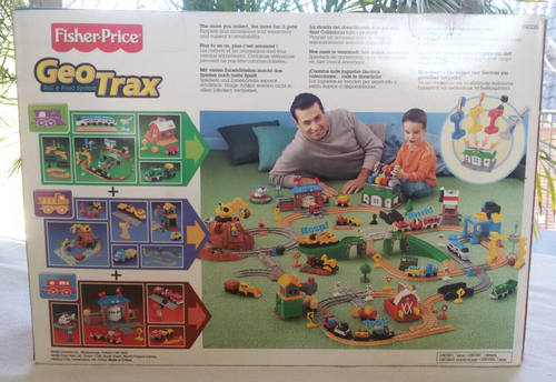 NEU GEOTRAX Rail Road System Remote Control Crosstown Express Lines Fisher Price - Bild 8 von 8