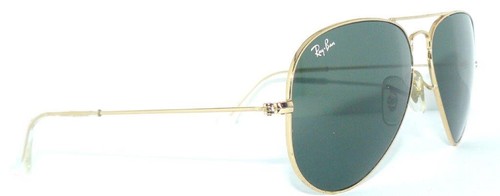Ray Ban SONNENBRILLE GOLD GRÜN RB 3025 W3234 AVIATOR PILOT TOP GUN BRILLE L0205 - Bild 2 von 8