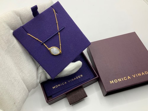 monica vinader Petal Armband 18kGold Vermeil/Mondstein UVP128€ 15cm-19cm verstellbar - Bild 17 von 17