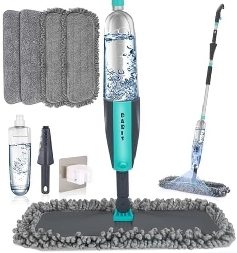 Microfiber Spray Mop for Floor Cleaning Wet Dry, Home Kitchen Hardwood Floor 360 - Picture 9 of 12