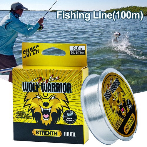 Alambre de pesca de agua salada resistente a la abrasión línea principal/líder de pesca de nailon 2 piezas - Imagen 5 de 28