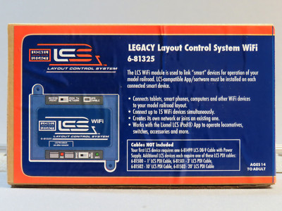 LIONEL LEGACY LAYOUT CONTROL SYSTEM WIFI MODULE smart phone train 6-81325 NEW