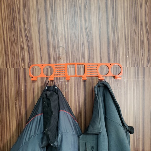 E30 Grill Coat Rack Steel Wall Mounted Coat Hat Hanger Classic Euro Car - Picture 4 of 12