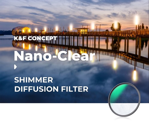 K&F Concept Shimmer Diffusion Filter 1 effect 49-82mm Glimmer multi-coat NANO-C - Picture 2 of 14