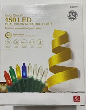 GE Color Choice 150 49.6-ft Cool White/Multi Dual Color Changing LED Mini Lights