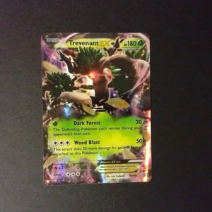 LP Pokemon TREVENANT EX Card PRIMAL CLASH Set 19//160 XY X and Y Ultra Rare