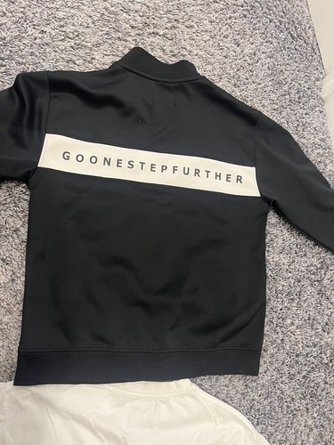 ZARA Collar Sweatshirt Black Boys Size 13- 14 Full Zipper Pocket T-Shirt Set - Picture 3 of 5