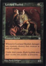 Lowland Basilisk - Stronghold: #109, Magic: The Gathering Nm R107