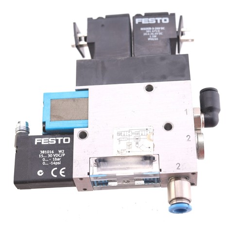 FESTO 162258 + 2X 381675D + 381016 VADM-95-SA - Picture 2 of 5