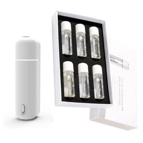 Car Aroma Diffuser Mini USB Rechargeable Machine Fragrance Oil Car Air Freshener - Picture 3 of 16