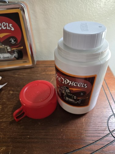 1998 NEU Hot Wheels T-Bucket Auto Metall Brotdose KOMPLETT / Original Papiere - Bild 9 von 13