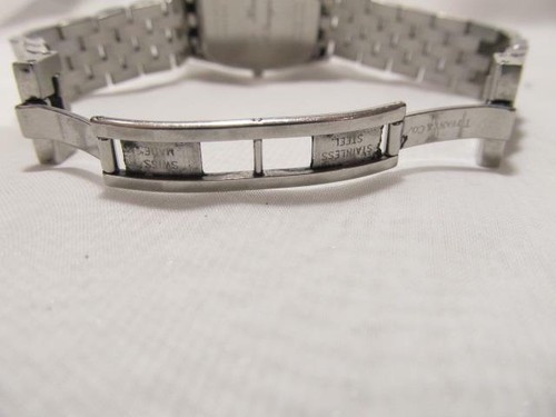 Vintage Tiffany & Co. Swiss Made Stainless-Steel Tank Style Ladies Watch - Picture 6 of 12