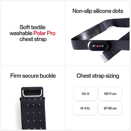 Polar H10 Heart Rate Monitor Chest Strap - ANT + Bluetooth, Waterproof HR Sensor - Picture 5 of 12