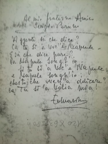BROCHURE DELLO SPETTACOLO DI SERGIO BRUNI CON DEDICA E FIRMA DI EDUARDO DE FILIP - Picture 5 of 5
