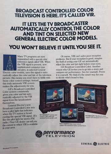 Lot of (21) General Electric Radio, Television, Electronic Ads from 1930 To 1976 - Picture 20 of 21