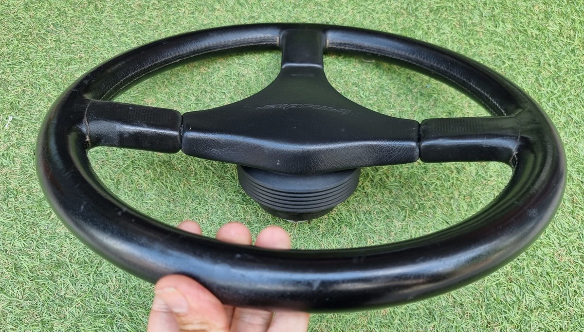 HERMES - momo MOMO Honda Access F 1 RARE Leather Steering Wheel EE9 EG6