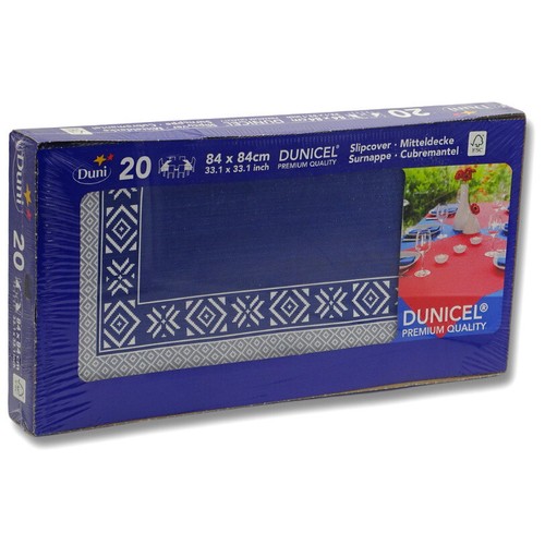 100 x Dunicel Mitteldecken 84x84cm Tischdecken Winter Feeling BLAU (5x20er) - Bild 3 von 5