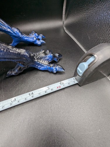 Pan Asian Creations Ltd. Wind Dragon Blue 19 in LED Eyes Blue Decorative Plastic - Picture 7 of 8