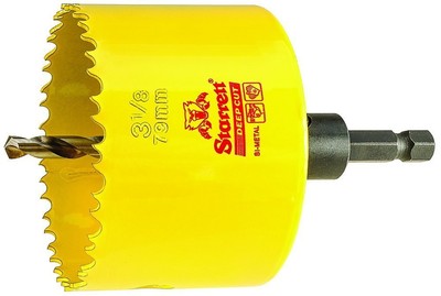 Starrett 79mm Bi-Metal Dual Pitch Professional Hole Saw