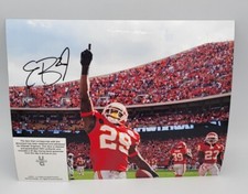 ERIC BERRY KANSAS CITY CHIEFS SIGNED 8X10 FOOTBALL PHOTO COA 
