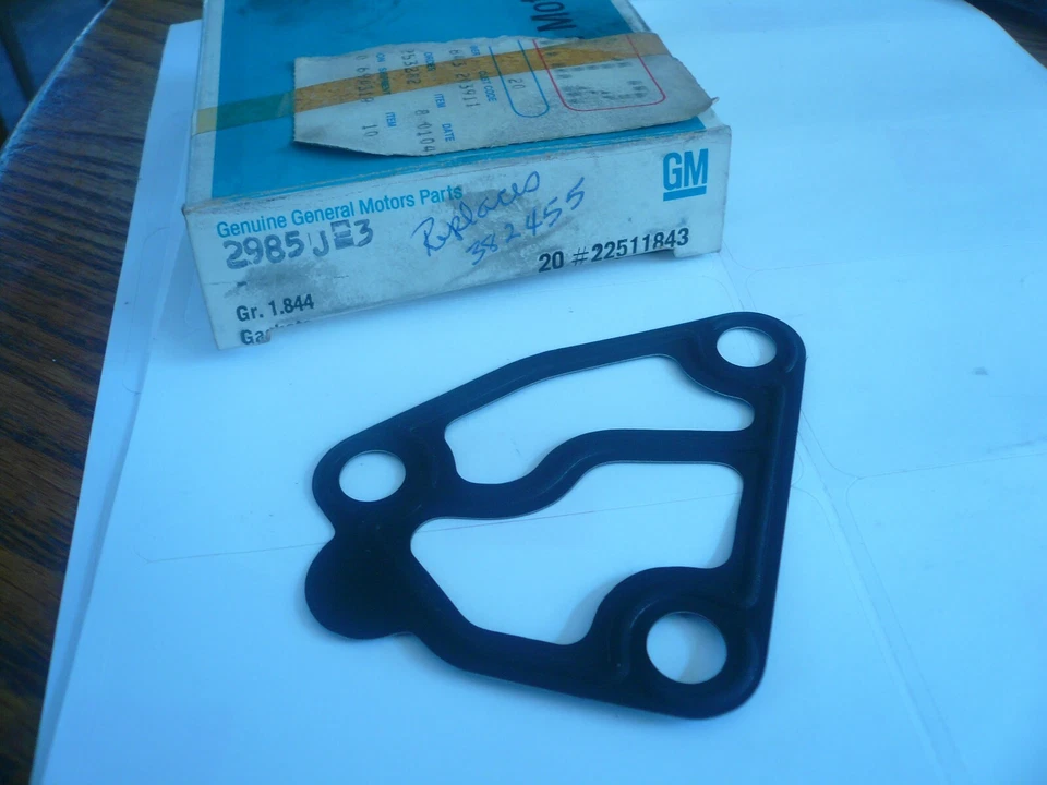 Прокладка адаптера масляного фильтра 1982-84 NOS Chevrolet Impala Caprice GM 22511843 - Изображение 2 из 2
