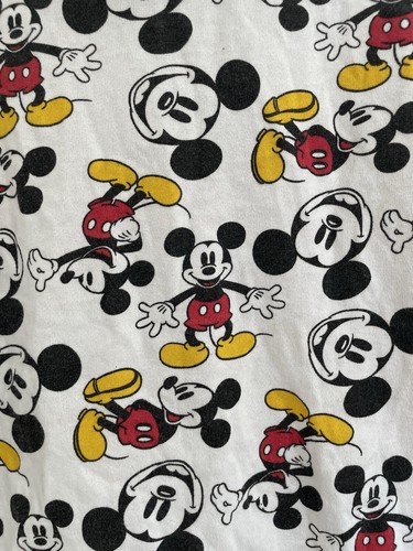 Disney Youth Boys Girls Allover Classic Mickey Mouse Full Zip Hoodie White M 7-9 - Picture 6 of 6