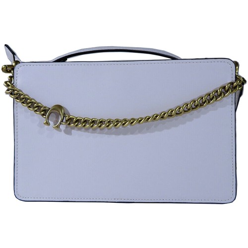 COACH Signature Chain Crossbody Bag, White - Picture 2 of 5