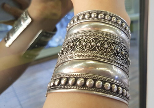 Bracelet Berber Jewelry Ethnic Tribal Cuff Silver Boho Women Bangle Bedouin Bracelet Berber Jewelry Ethnic Tribal Cuff Silver Boho Women Bangle Bedouin