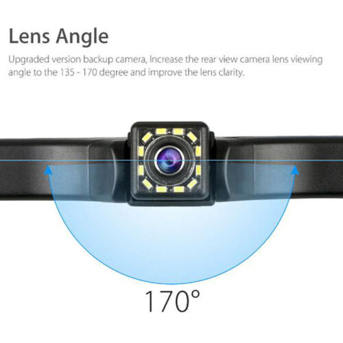 Waterproof 170° HD Car RearView Reverse Backup Camera License Plate Night ViY Ql - Picture 4 of 9